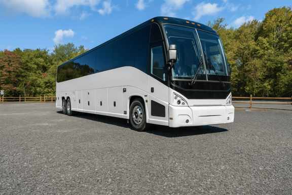Fort Wayne Coach Bus Service 56 Passenger Charter Bus
